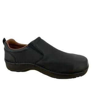 Red Wing Safety Work Shoes Men's Size 11.5 Slip Oil Resistant Leather Black